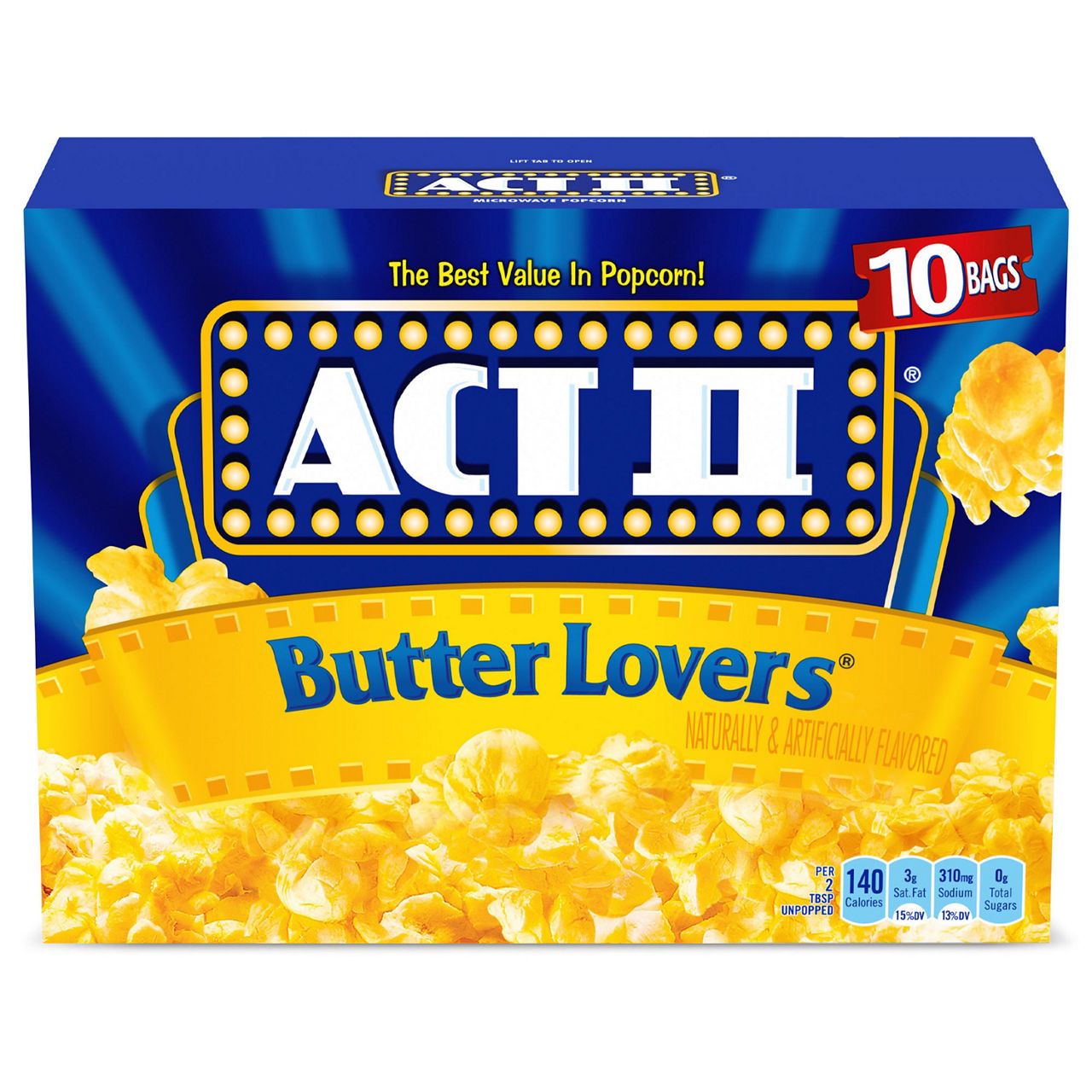 Act II Butter Lovers Microwave Popcorn - 2.75 oz Bag