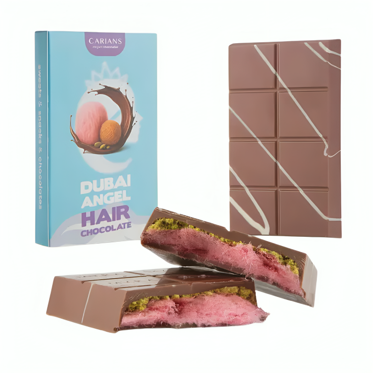 Dubai Angel Hair Pink Chocolate Cotton Candy 3.88 oz