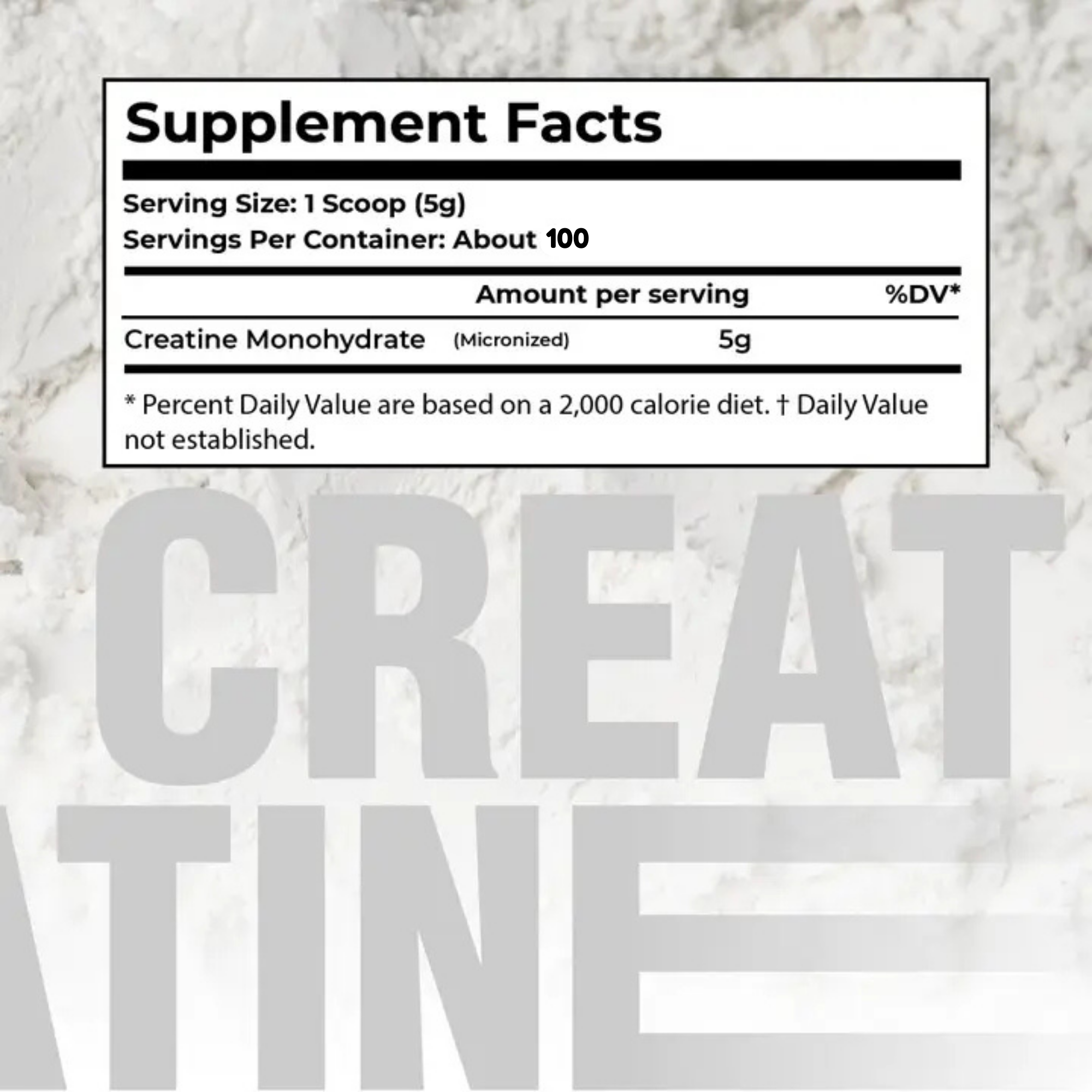 Creatine Monohydrate Powder Unflavored - 17.6 oz (500g)