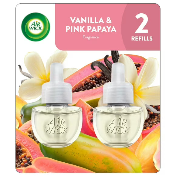 Air Wick Essential Oils Vanilla & Pink Papaya