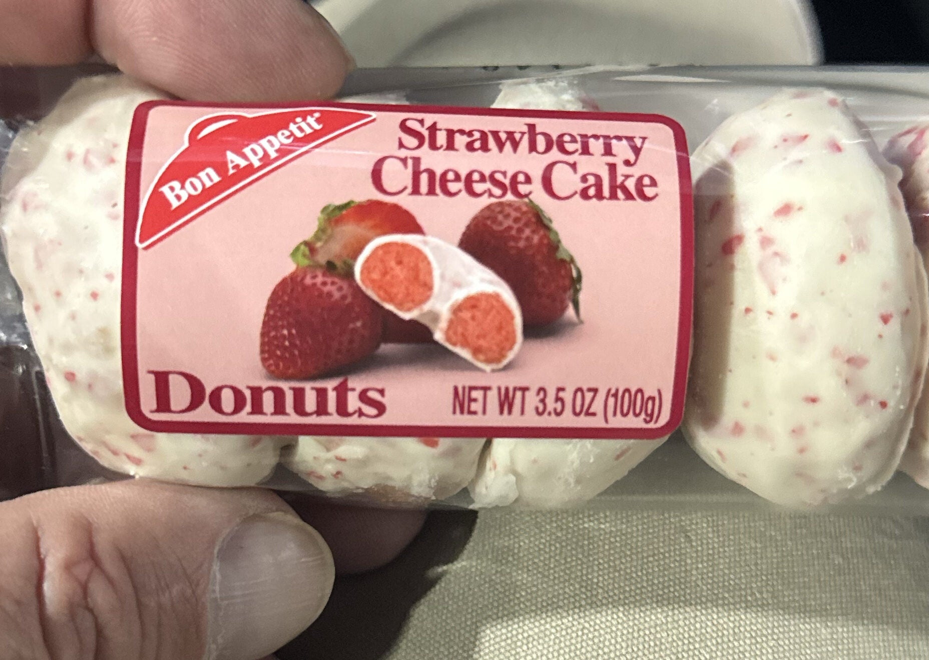 Bon Appetit Strawberry Cheesecake Donut - Fresh Bakery