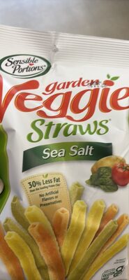 Garden Veggie Straws Sea Salt