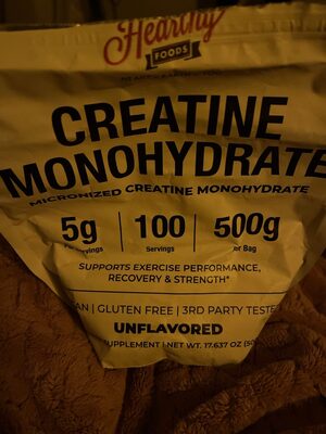 Creatine Monohydrate Powder Unflavored - 17.6 oz (500g)