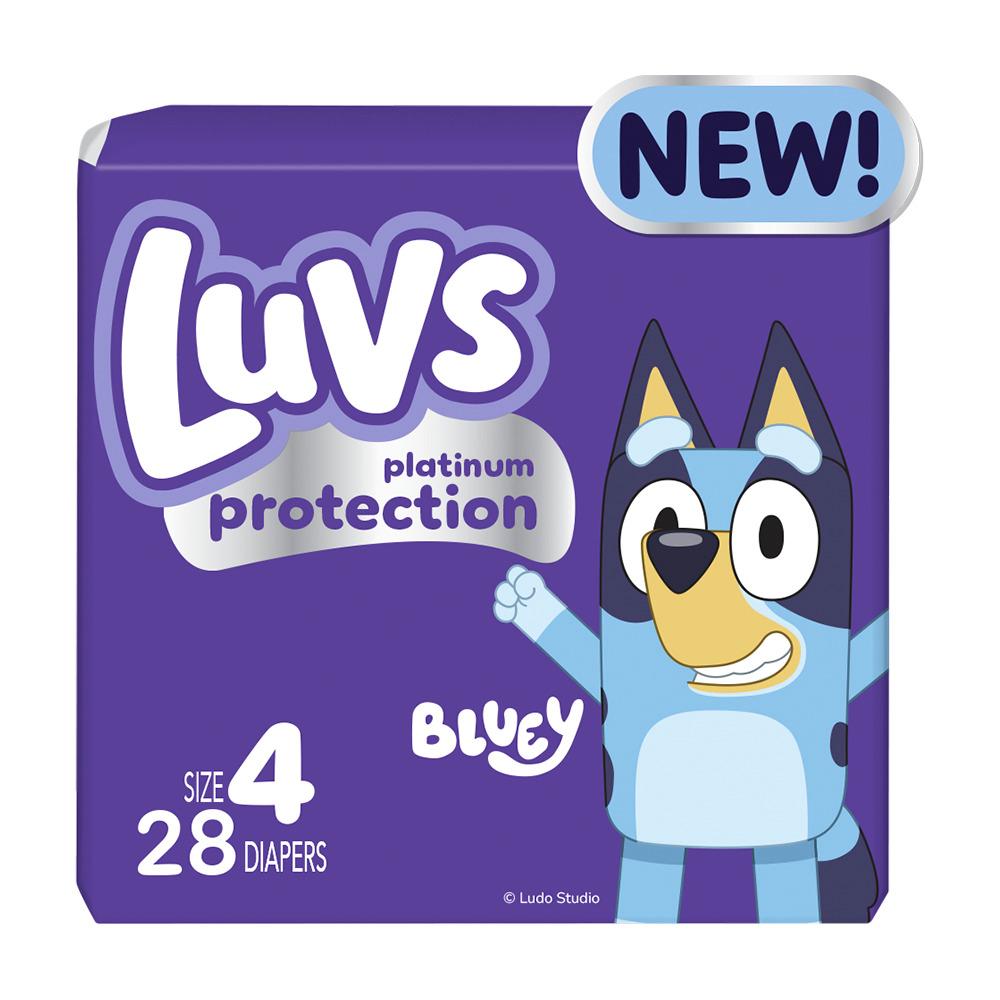 Luvs Bluey Size 4