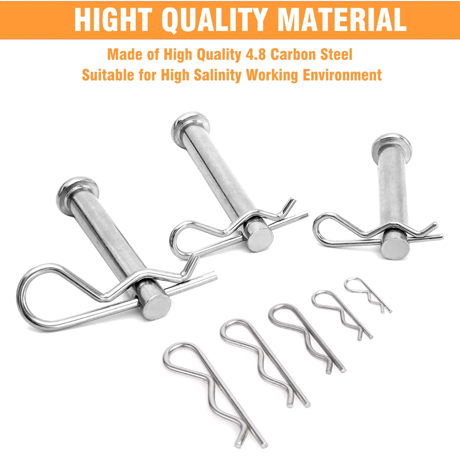 Hitch Pin Clip for Towing and Storage