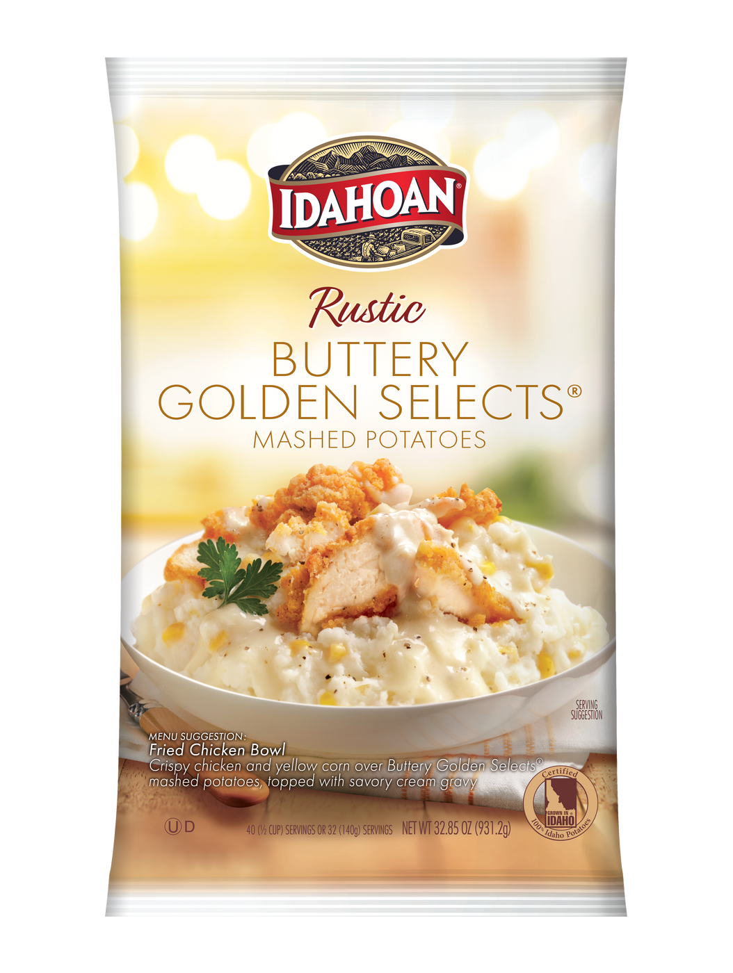 Idahoan Buttery Golden Selects:Mashed Potatoes