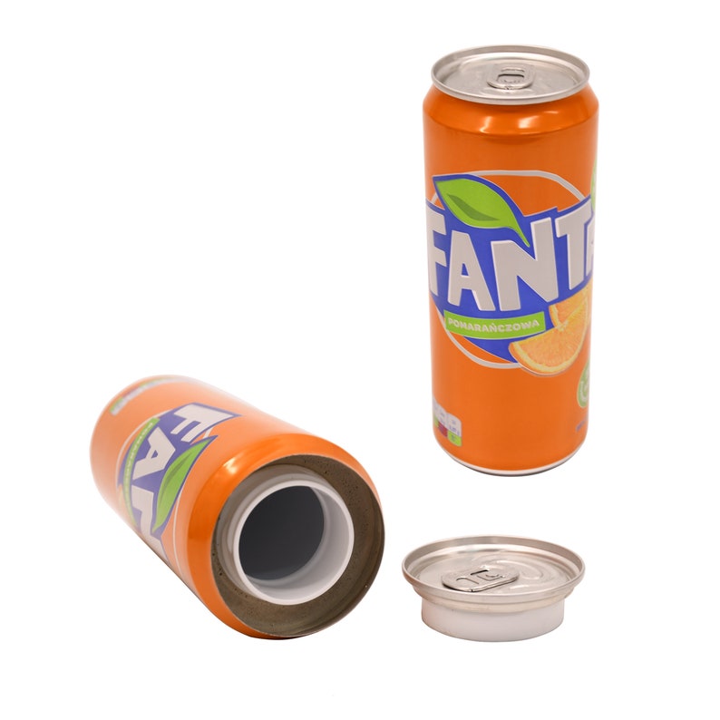 Drink Concealer Diversion Safe Can - Fanta Orange Design