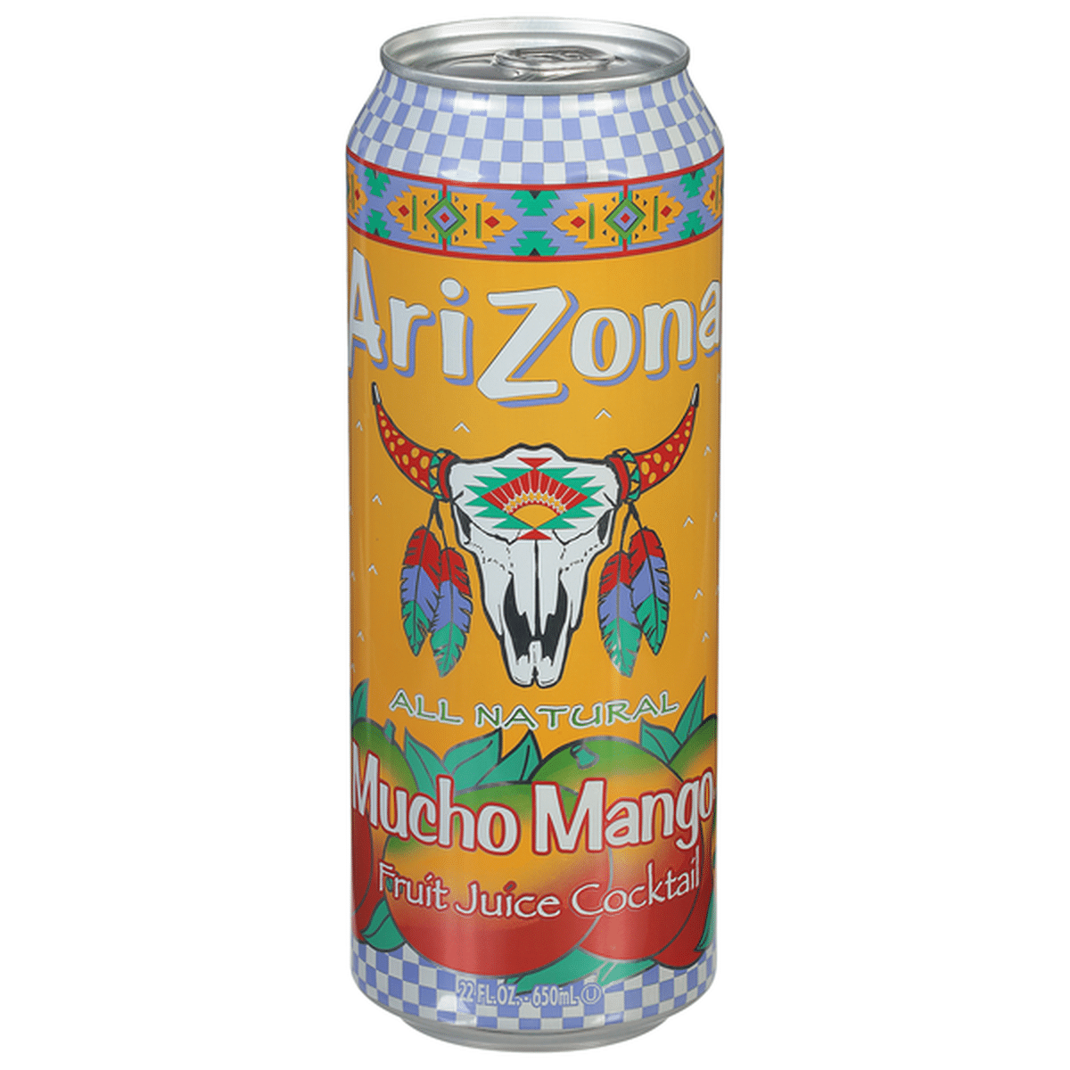 Arizona Mucho Mango Fruit Juice Cocktail - 23 fl oz Can
