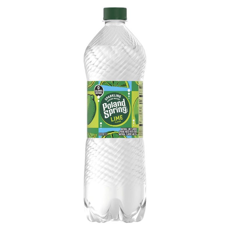 Poland Spring Lime Sparkling Water