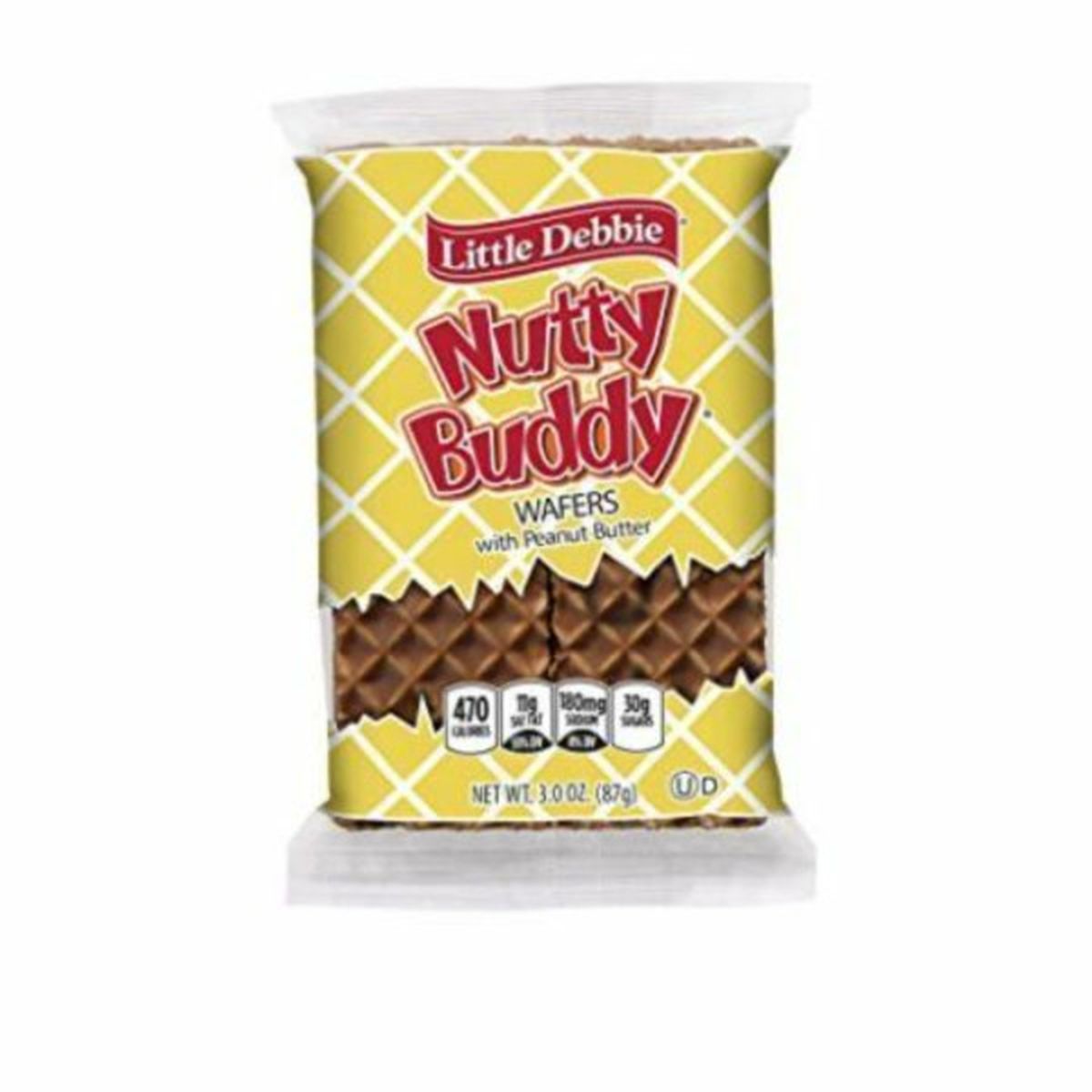 Little Debbie Nutty Bars Wafers with Peanut Butter - 3 oz Twin Pack