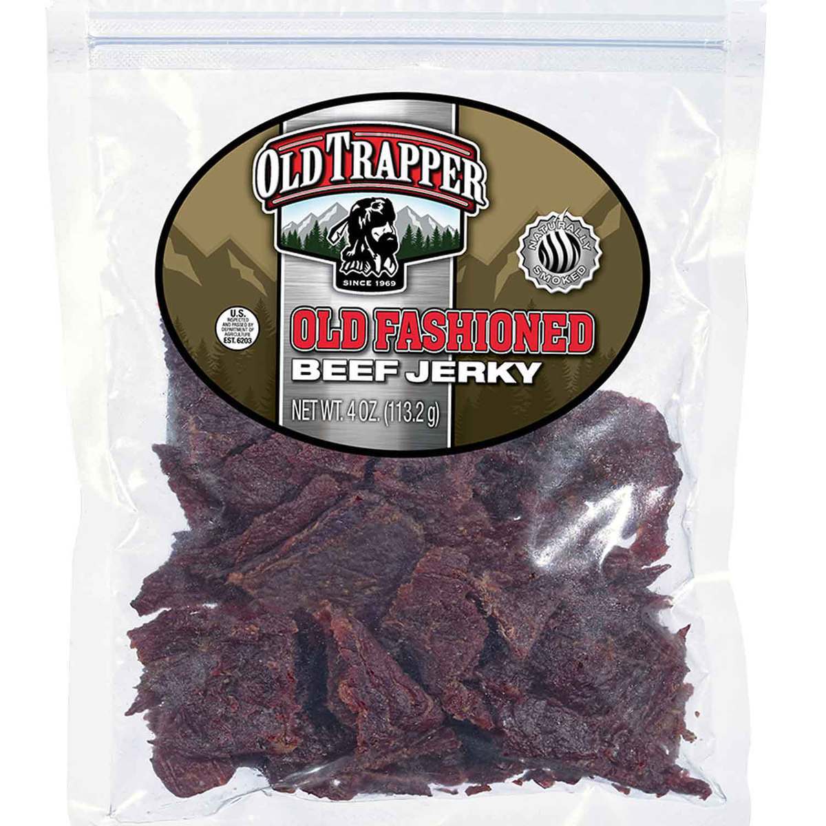 Old trapper old fashioned beef jerky