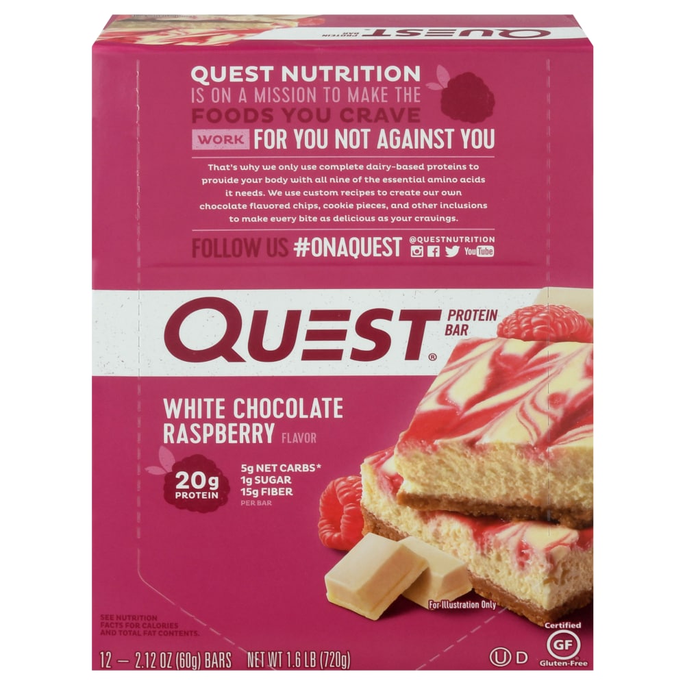 Quest White Chocolate Raspberry