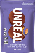 Unreal Dark Chocolate Almond Butter Cups - 3.2 oz