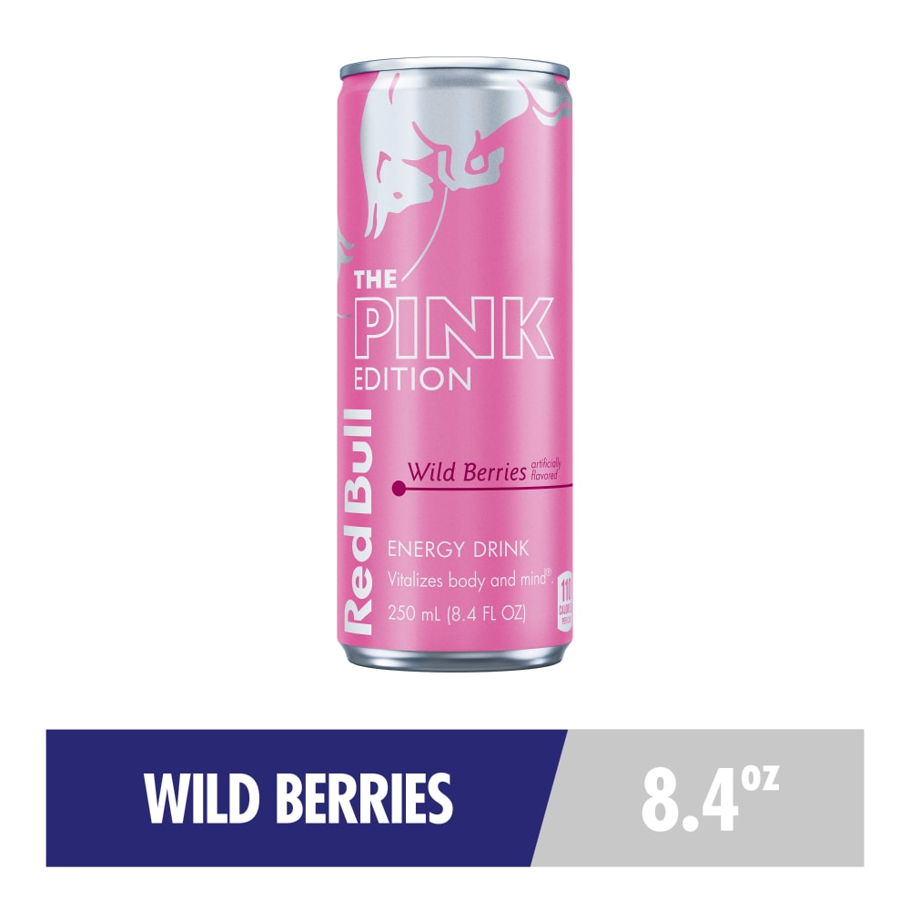 Red Bull Pink Edition Wild Berry Energy Drink - 8.4 fl oz