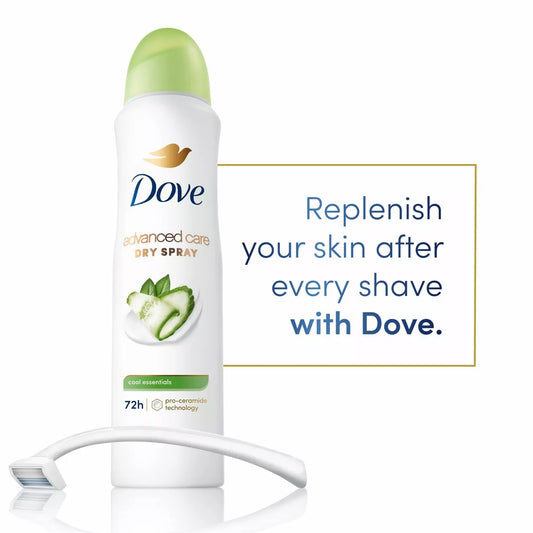 Dove Beauty Advanced Care Cool Essentials 72-Hour Women's Antiperspirant & Deodorant Dry Spray