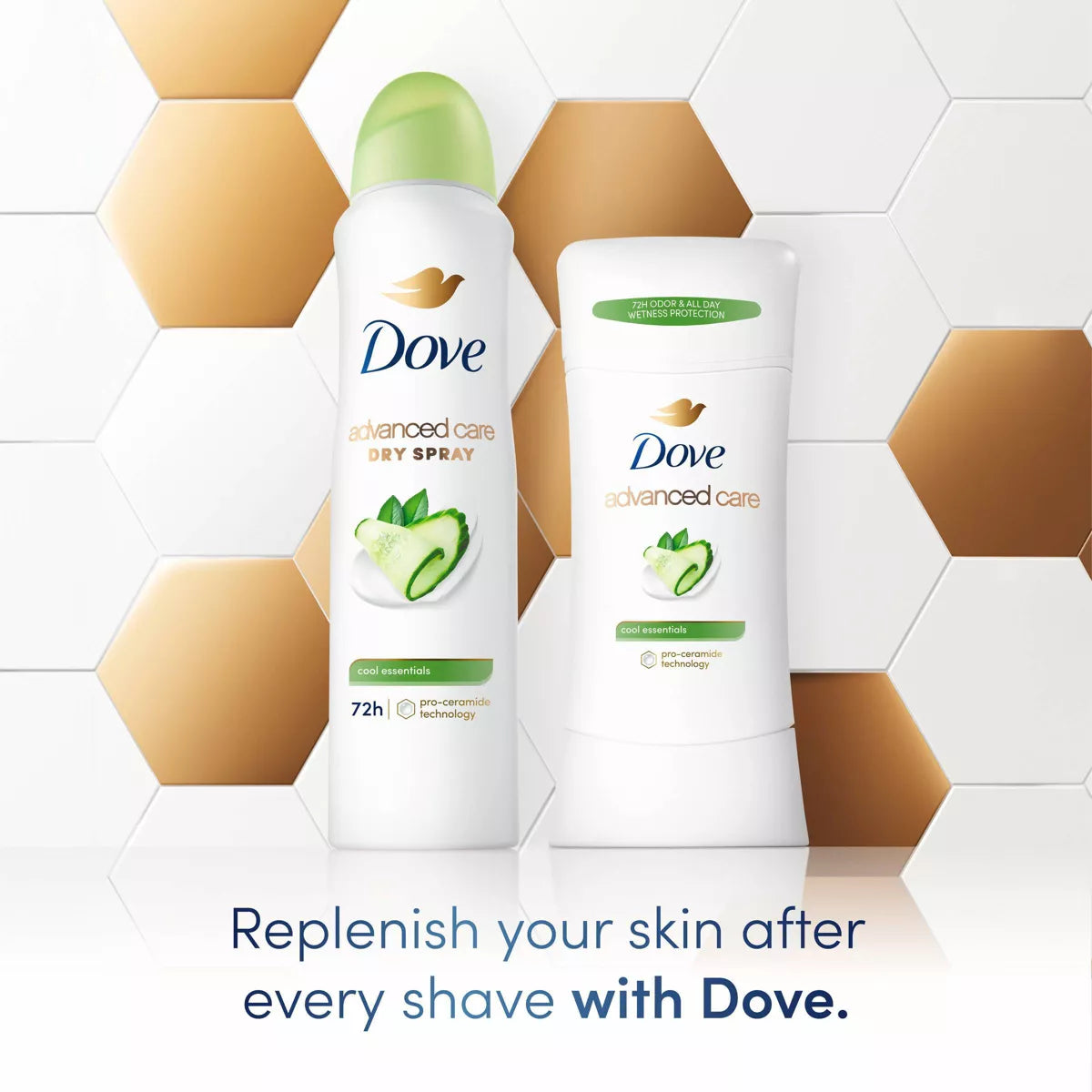 Dove Beauty Advanced Care Cool Essentials 72-Hour Women's Antiperspirant & Deodorant Dry Spray
