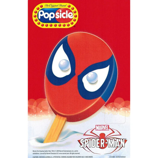 Spiderman Ice Cream Bar