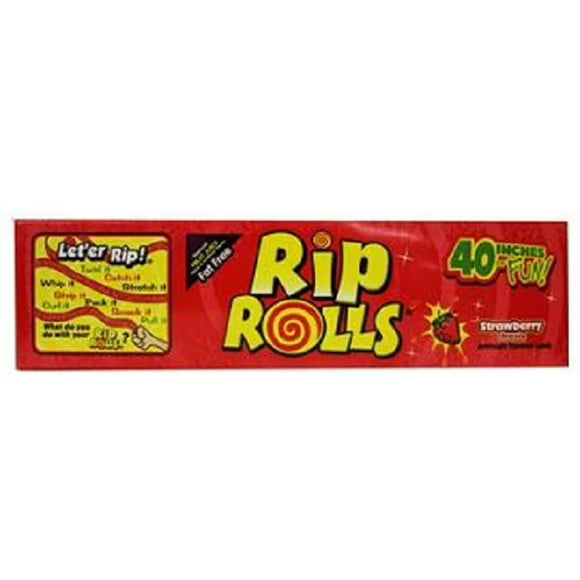 Rip Rolls Candy, Strawberry